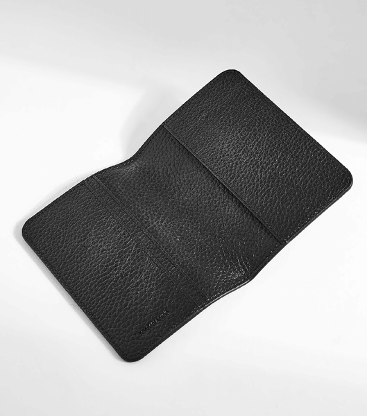 Black Tony Bianco Bag Passport Holders Black Oxford Wallet Accessories | ILDYB57278