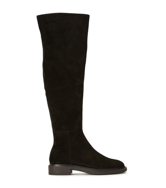 Black Tony Bianco Chasey Black Suede 4.5cm Knee High Boots | ILXBR39329