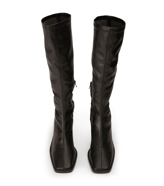 Black Tony Bianco Damon Black Venezia 7.5cm Mid Calf Boots | SILNY99994