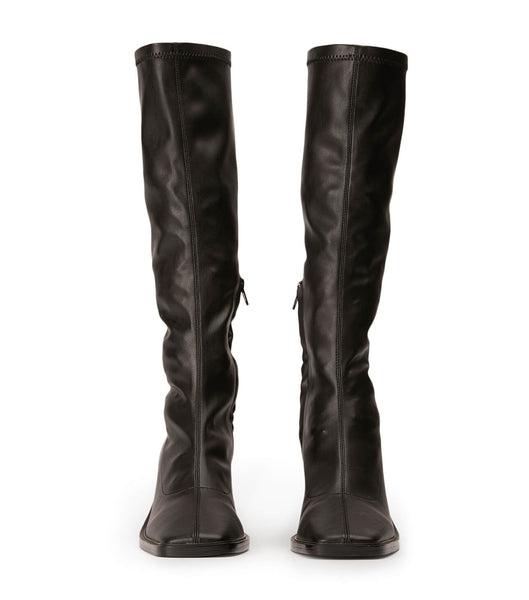 Black Tony Bianco Damon Black Venezia 7.5cm Mid Calf Boots | SILNY99994