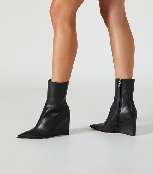 Black Tony Bianco Dasha Black Como 9.5cm Ankle Boots | ILQCS98477
