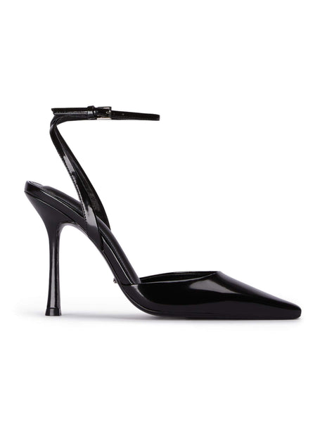 Black Tony Bianco Eden Black Hi Shine 10.5cm Stiletto Heels | UILND29888
