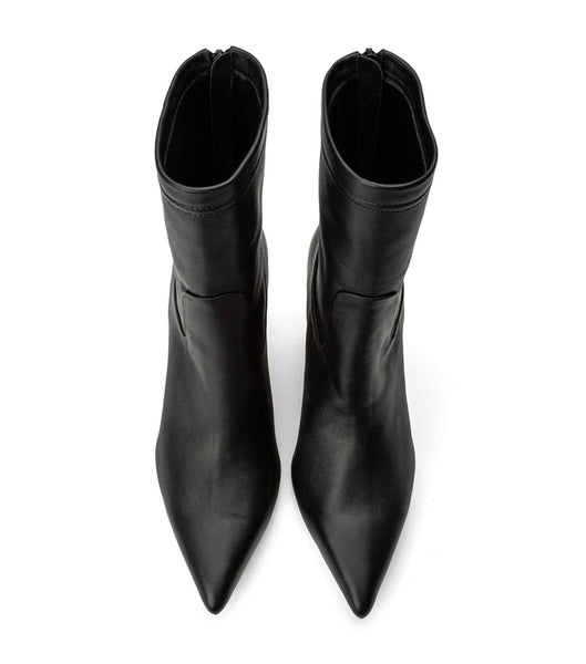 Black Tony Bianco Ellie Black Nappa 8.5cm Ankle Boots | DILKV17504