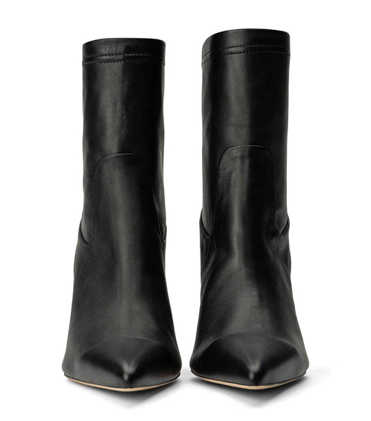 Black Tony Bianco Ellie Black Nappa 8.5cm Ankle Boots | DILKV17504