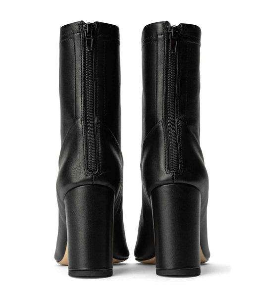 Black Tony Bianco Ellie Black Nappa 8.5cm Ankle Boots | DILKV17504
