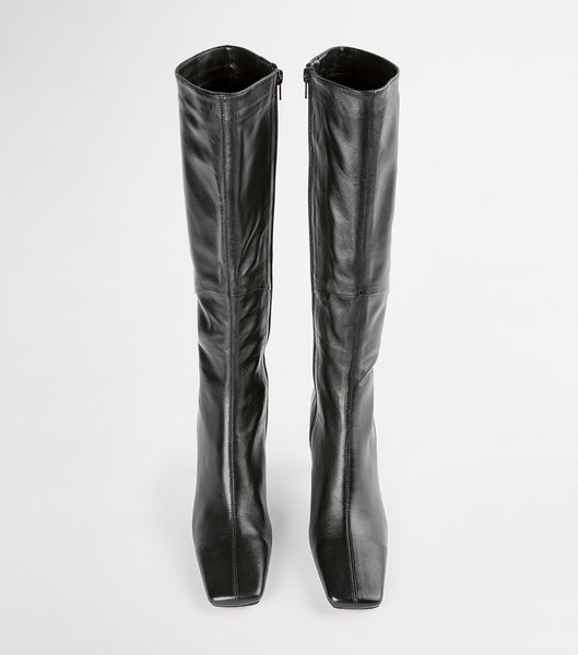 Black Tony Bianco Fantasy Black Venice 8cm Stiletto Boots | ILCVG42195