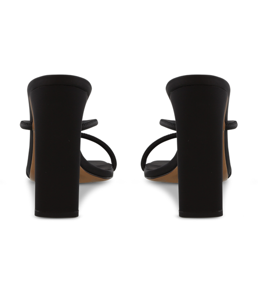 Black Tony Bianco Florence Black Galaxy 11cm Block Heels | YILVQ47131