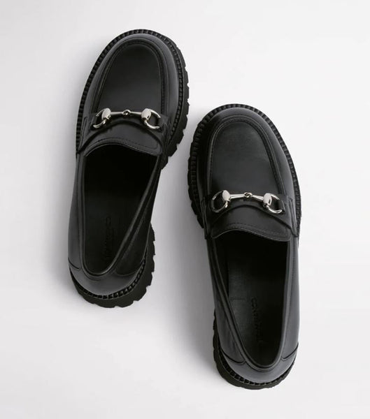 Black Tony Bianco Greer Black Como 4cm Loafers | AILWC22967