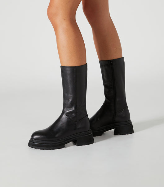 Black Tony Bianco Hahn Black Como 5.5cm Combat Boots | PILER55075