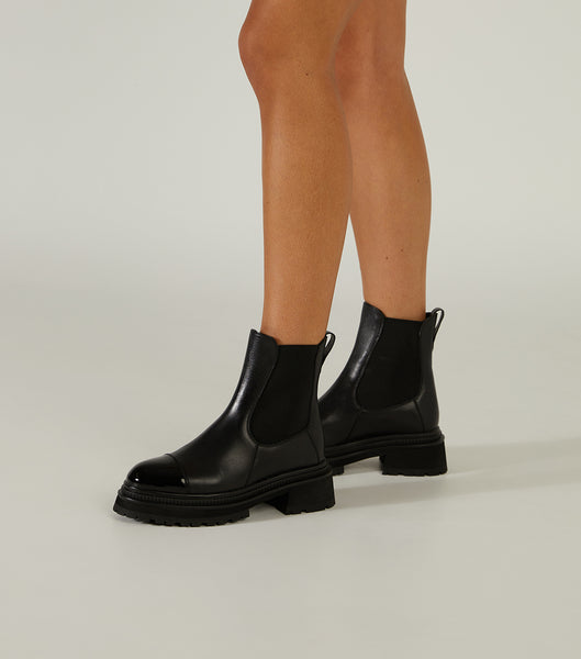 Black Tony Bianco Hurricane Black Como 5.5cm Combat Boots | XILBH74492
