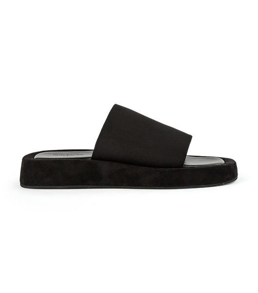 Black Tony Bianco Isabel Black Magic 1.5cm Slides | QILUV24944