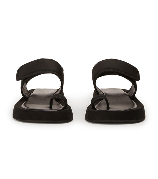 Black Tony Bianco Iso Black Neoprene 3.5cm Sandals | YILVQ39345