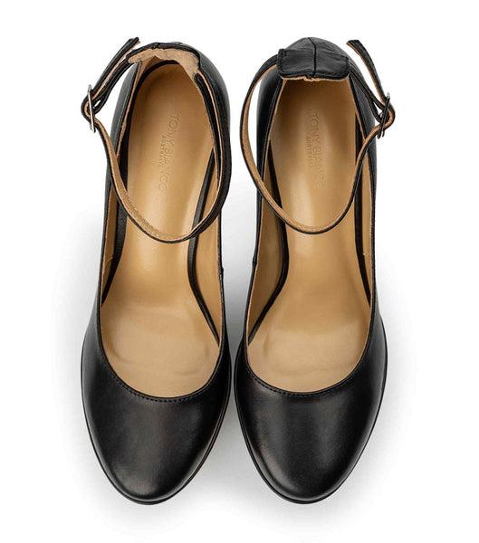 Black Tony Bianco Jaguar Black Como 14cm Block Heels | ILJZR90171