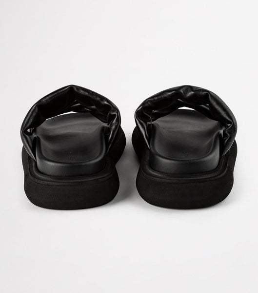 Black Tony Bianco June Black Nappa 3cm Footbeds | ILCIF46602