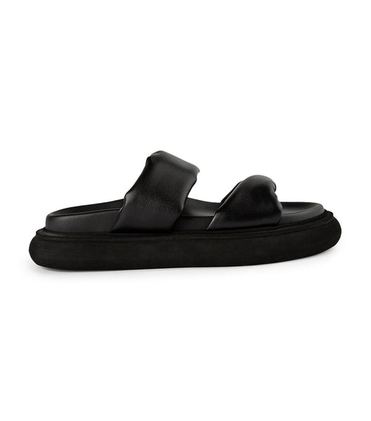 Black Tony Bianco June Black Nappa 3cm Footbeds | ILCIF46602
