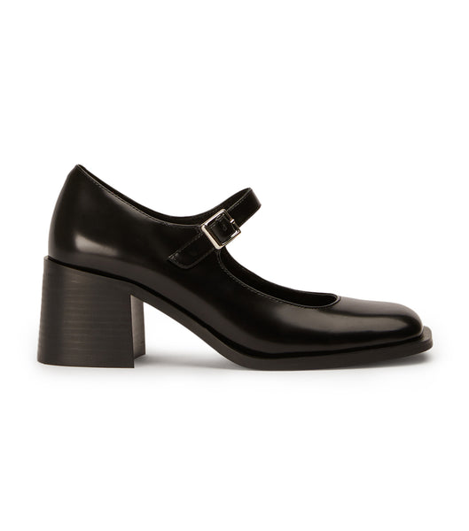 Black Tony Bianco Loure Black Hi Shine 6.5cm Loafers | BILSO26809