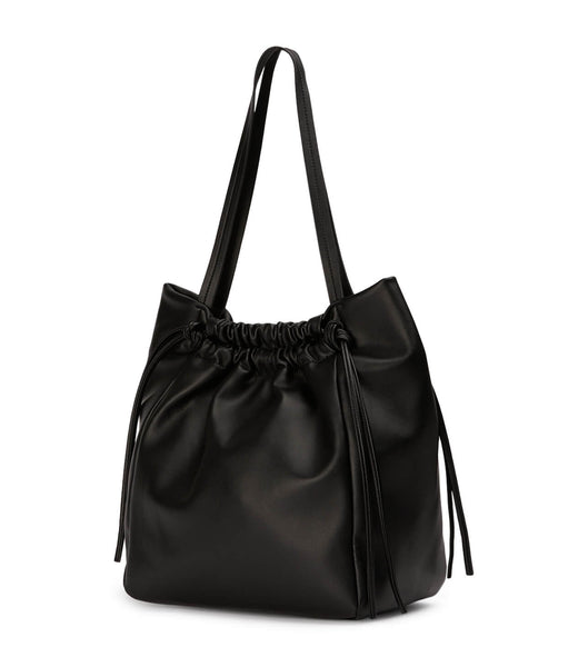 Black Tony Bianco Lucky Black Nappa Handbag Accessories | DILKV64887