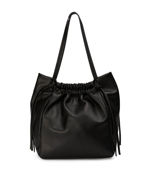 Black Tony Bianco Lucky Black Nappa Handbag Accessories | DILKV64887