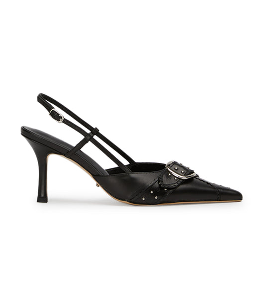 Black Tony Bianco Sadie Black Como 8cm Court Shoes | ILJZR93467