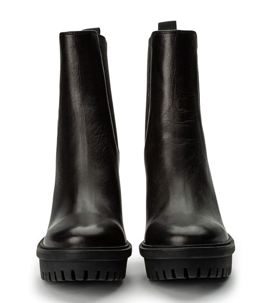 Black Tony Bianco Sammy Black Como 10cm Platform Boots | ILEAH80136