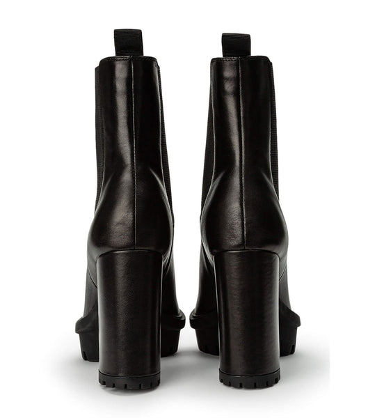 Black Tony Bianco Sammy Black Como 10cm Platform Boots | ILEAH80136