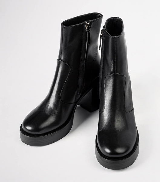 Black Tony Bianco Thunder Black Como 9cm Heeled Boots | ILCIF27594