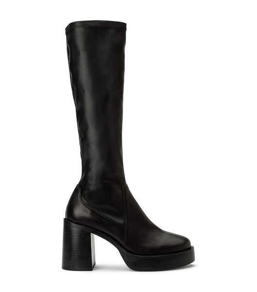 Black Tony Bianco Tibby Black Venice/Black Venezia 9cm Platform Boots | ILDYB27188