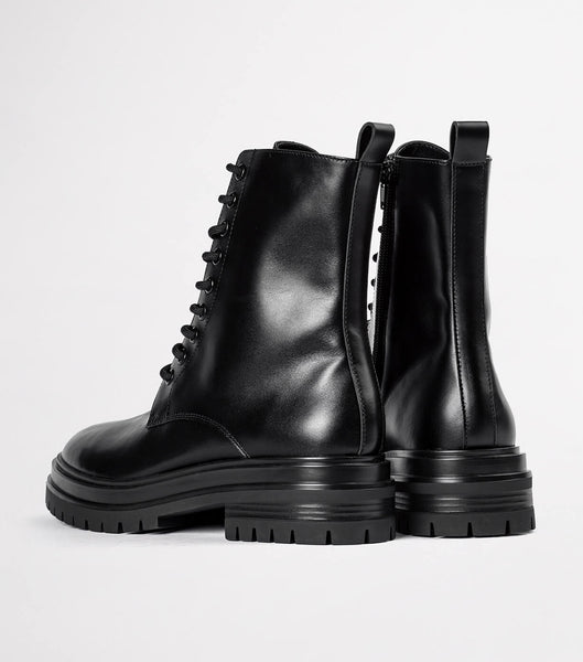 Black Tony Bianco Wya Black Como 4.5cm Combat Boots | DILKV94034