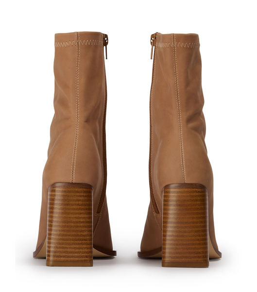 Brown Tony Bianco Rover Caramel Diesel 8.5cm Stretch Boots | ILZPD38734