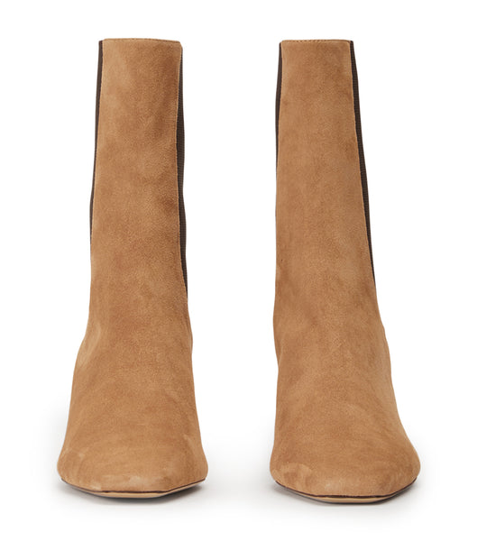 Brown Tony Bianco Verona Butterscotch Suede 5cm Ankle Boots | BILSD51153