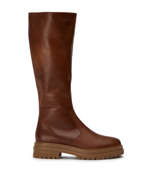 Brown Tony Bianco Wanda Cognac 4.5cm Combat Boots | ILJVR68948