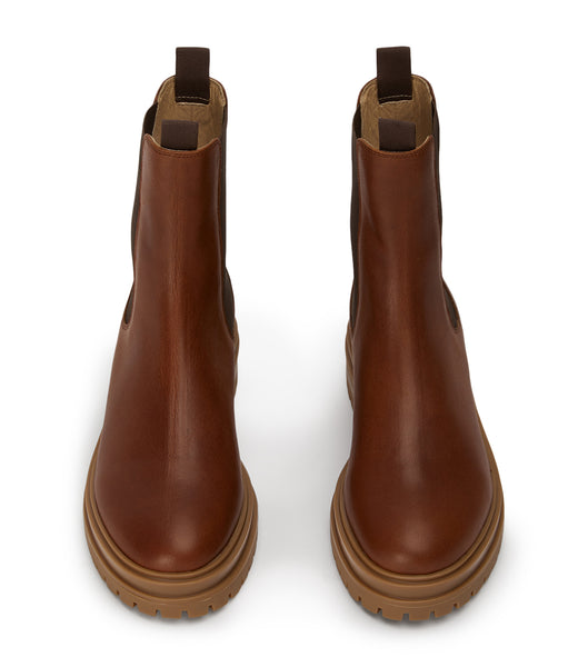 Brown Tony Bianco Wolfe Cognac 4.5cm Ankle Boots | PILQX65667