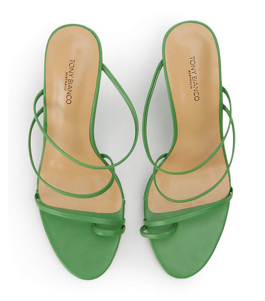 Green Tony Bianco Gaia Acid Green 11cm Wedges | PILQX71644