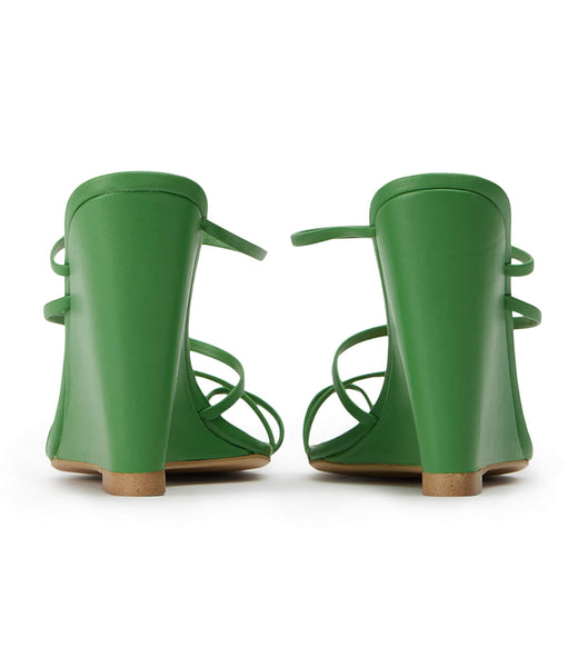 Green Tony Bianco Gaia Acid Green 11cm Wedges | PILQX71644