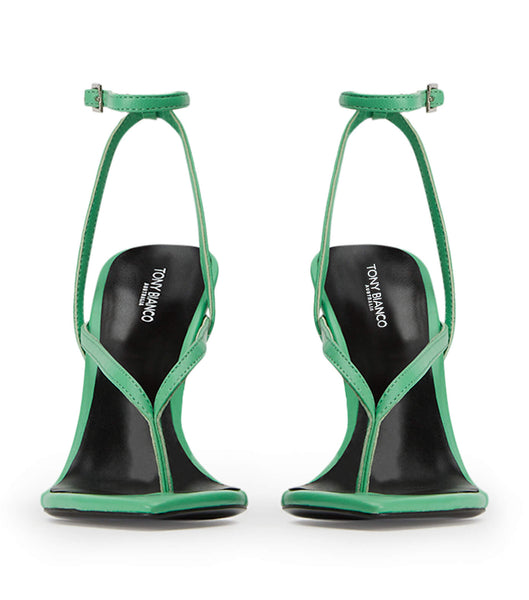 Green Tony Bianco Melina Acid Green 10.5cm Stiletto Heels | LILSX77580