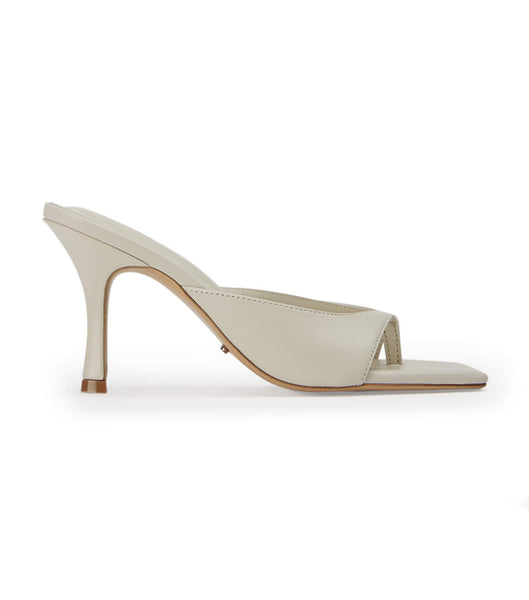 Grey Tony Bianco Crystle Dove Nappa 8.5cm Thong Sandals | GILEC15210