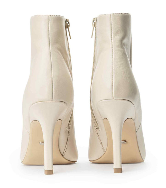 Light Yellow Tony Bianco Keanu Vanilla Nappa 9.5cm Stiletto Boots | ILQCS49314