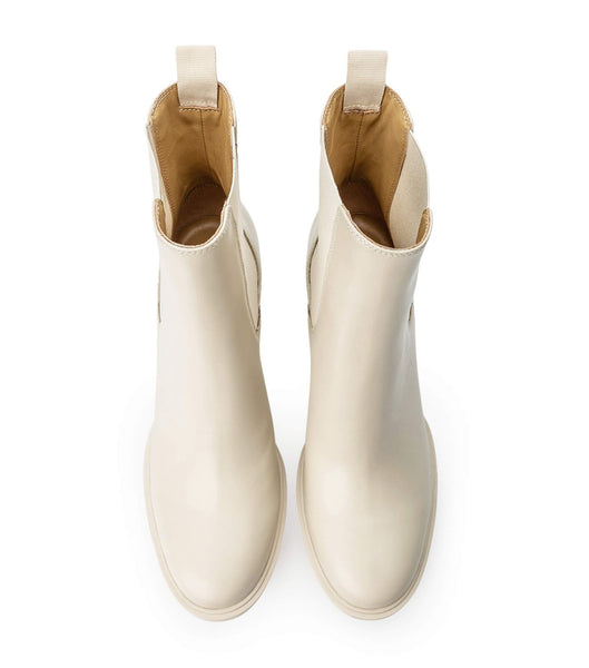 Light Yellow Tony Bianco Sammy Vanilla Capretto 10cm Platform Boots | ILQAV30439