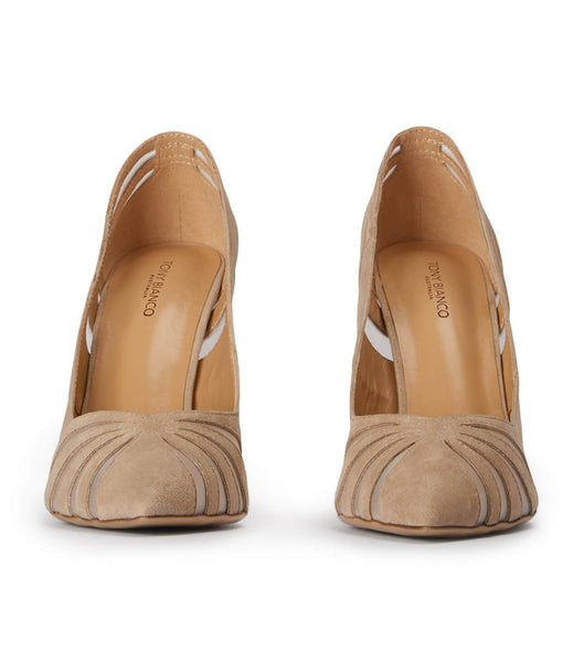 Pink Tony Bianco Arrow Blush Suede 10.5cm Court Shoes | ILCIF90338