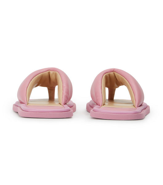Pink Tony Bianco Nikki Musk Nappa Thong Sandals | ILEGJ41424