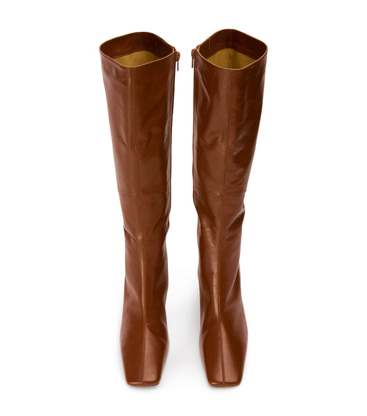 Red Tony Bianco Fantasy Rust Venice 8cm Stiletto Boots | LILSX25811