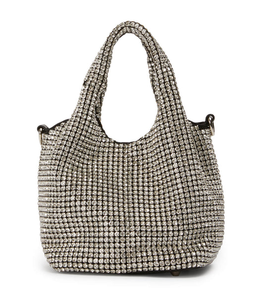 Silver Tony Bianco Angie Clear Crystal Mini Handbags Accessories | ILDYB21830