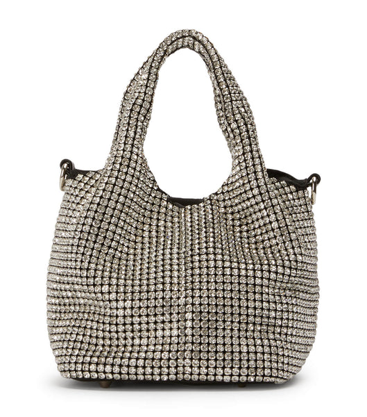 Silver Tony Bianco Angie Clear Crystal Mini Handbags Accessories | ILDYB21830