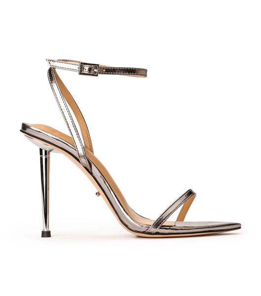 Silver Tony Bianco Myra Champagne Glimmer 10.5cm Bridal Heels | LILSX59459