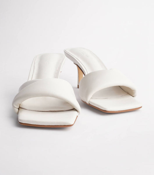 White Tony Bianco Alexa Dove Nappa 6.5cm Low Heels | ILQAV75377
