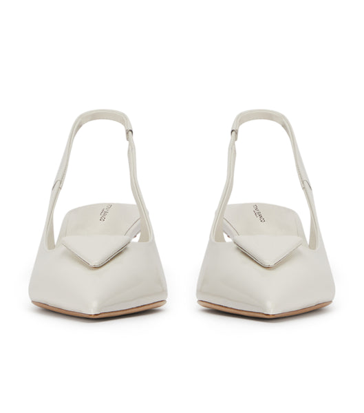 White Tony Bianco Kimmy White Hi Shine 4.5cm Event Heels | ILNEJ50099