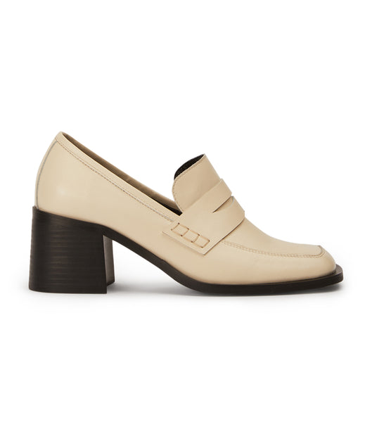 White Tony Bianco Lomax Ecru Venice 6.5cm Loafers | DILKV84132