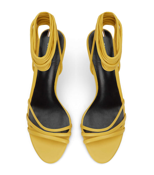 Yellow Tony Bianco Hailee Desert Nappa 8.5cm Stiletto Heels | TILWZ66598