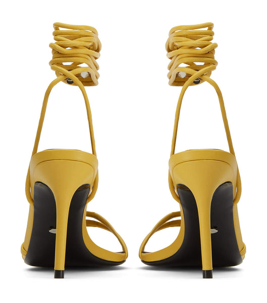 Yellow Tony Bianco Hailee Desert Nappa 8.5cm Stiletto Heels | TILWZ66598