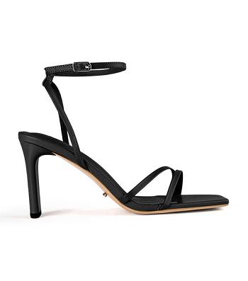 Black Tony Bianco Corso Black Nappa 8.5cm Low Heels | ILNEJ66834